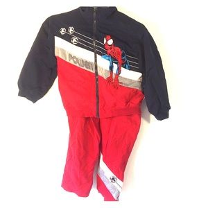 Spider-Man Kids Jump Suite Jogger Outfit Size 6